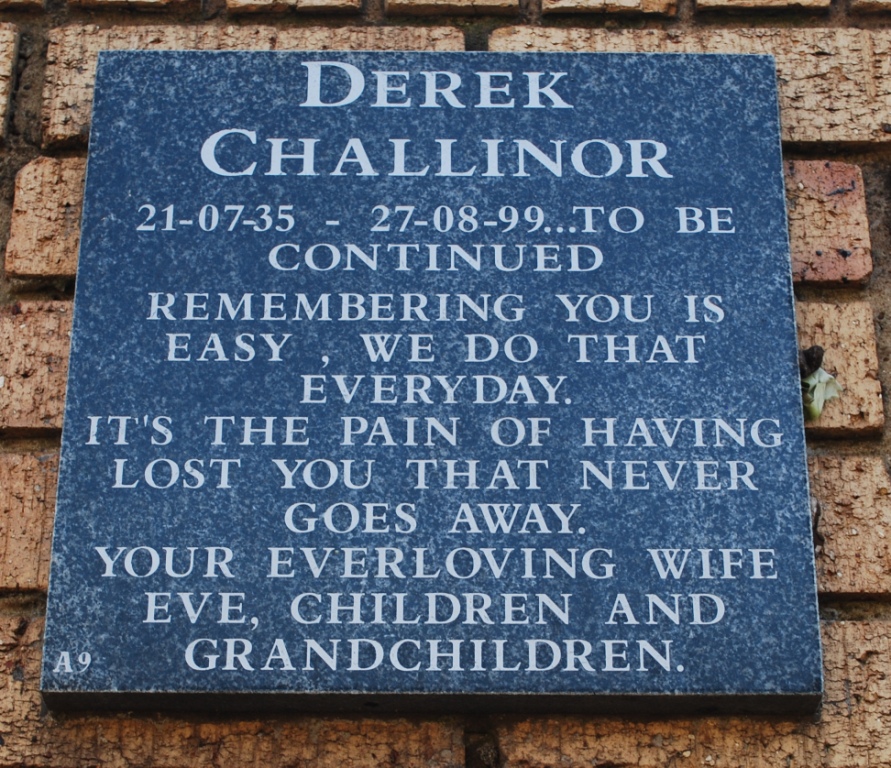 CHALLINOR Derek 1935-1999