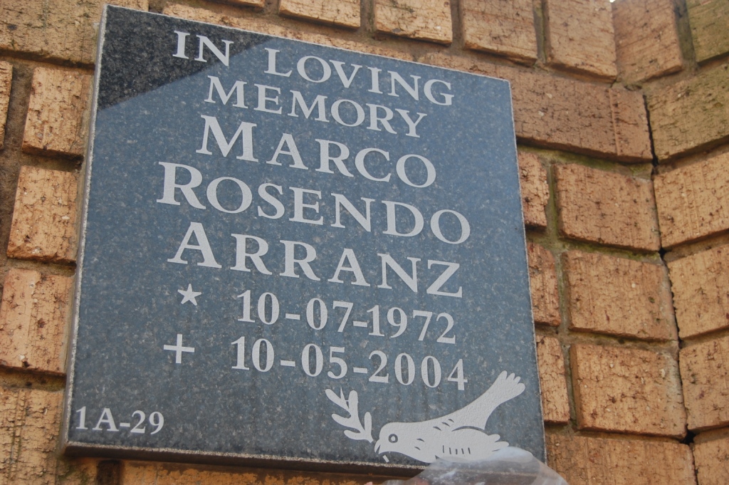 ARRANZ Marco Rosenda 1972-2004