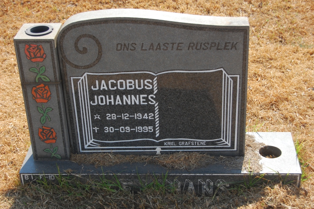 ? Jacobus Johannes 1942-1995