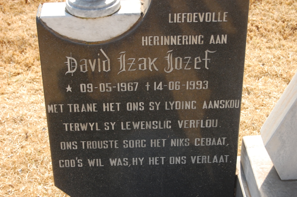 ? David Izak Jozef 1967-1993