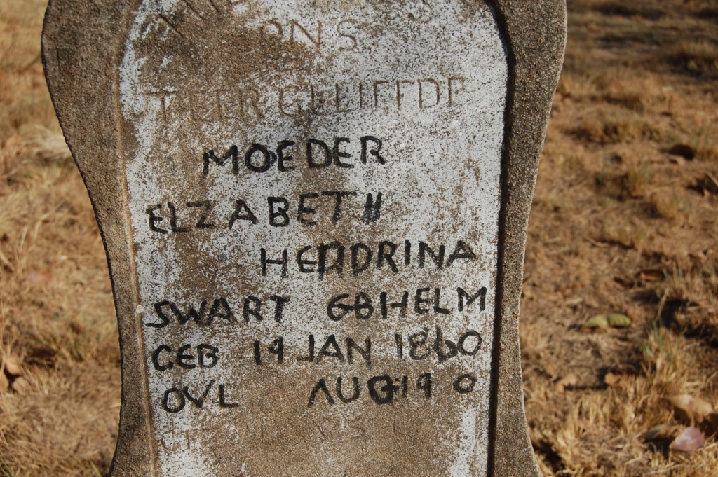 SWART Elzabeth Hendrina nee HELM 1860-19?0