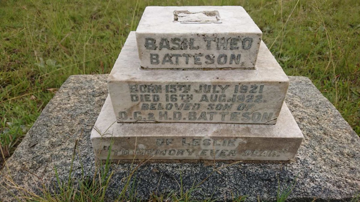 BATTESON Basil Theo 1921-1922