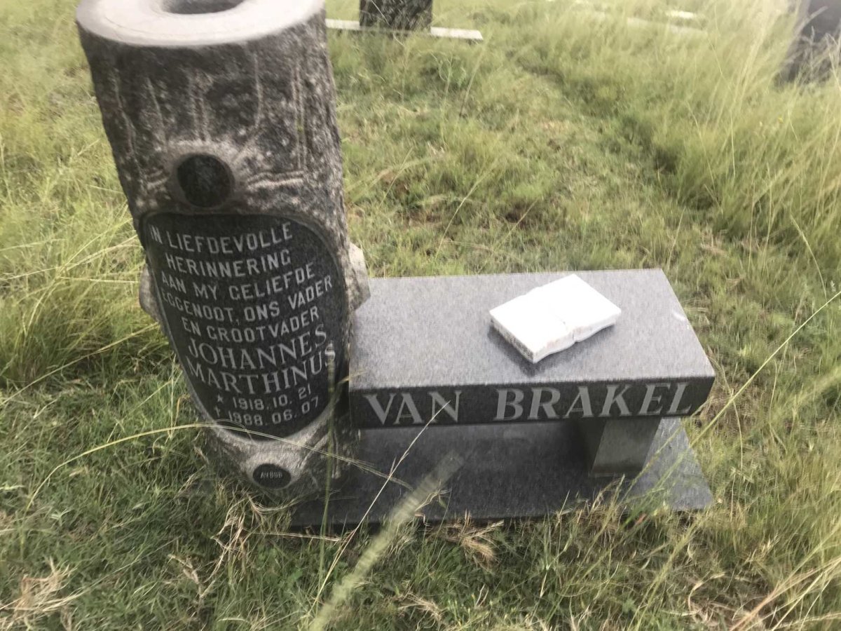 BRAKEL Johannes Marthinus, van 1918-1988