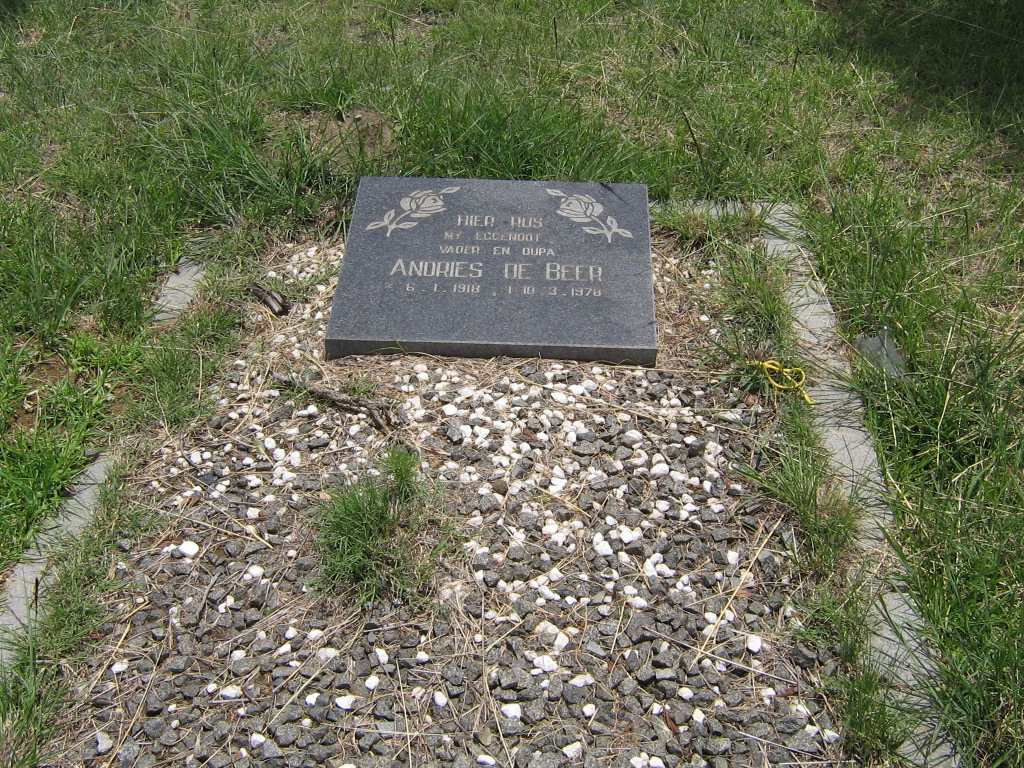 BEER Andries, de 1918-1978