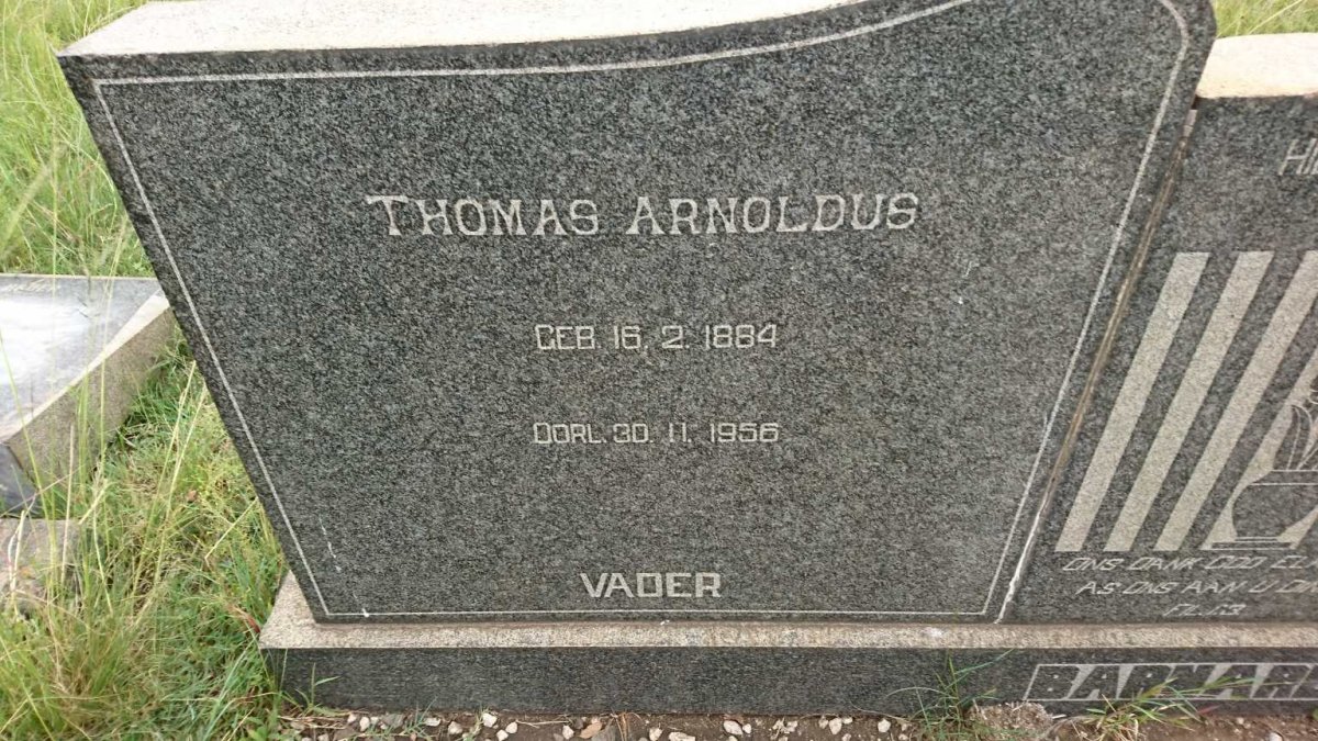 BARNARD Thomas Arnoldus 1884-1956 &amp; Susanna Catharina Hester Hermina OOSTHUIZEN 1889-1982
