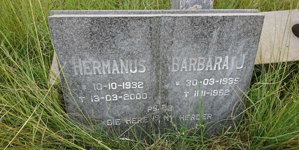 BRITS Hermanus 1932-2000 &amp; Barbara J. 1935-1952