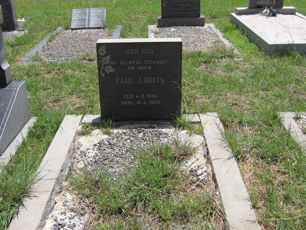 BRITS Paul J. 1894-1969