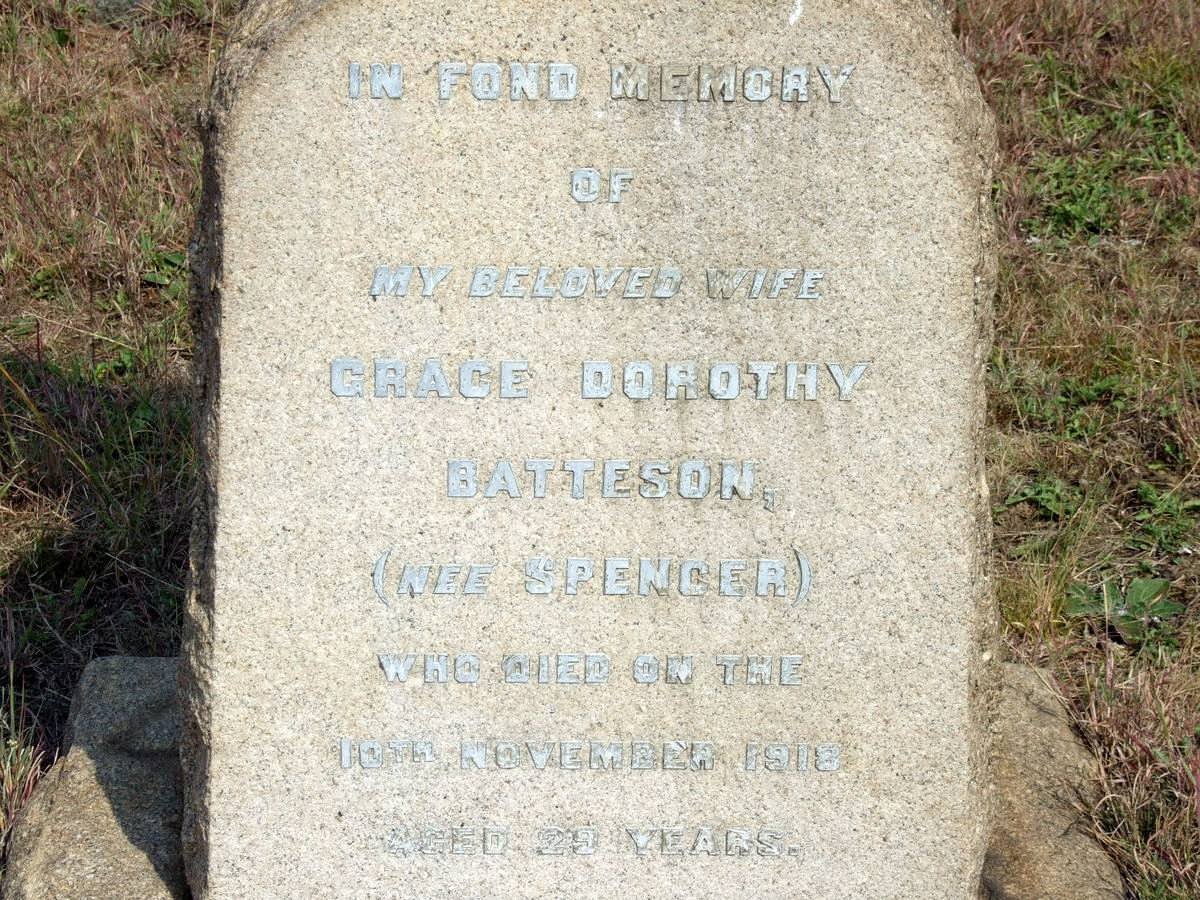 BATTESON Grace Dorothy nee SPENCER -1918