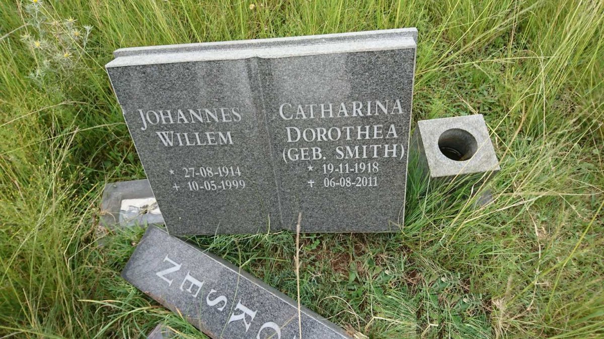 DERCKSEN Johannes Willem 1914-1999 &amp; Catharina Dorothea SMITH 1918-2011