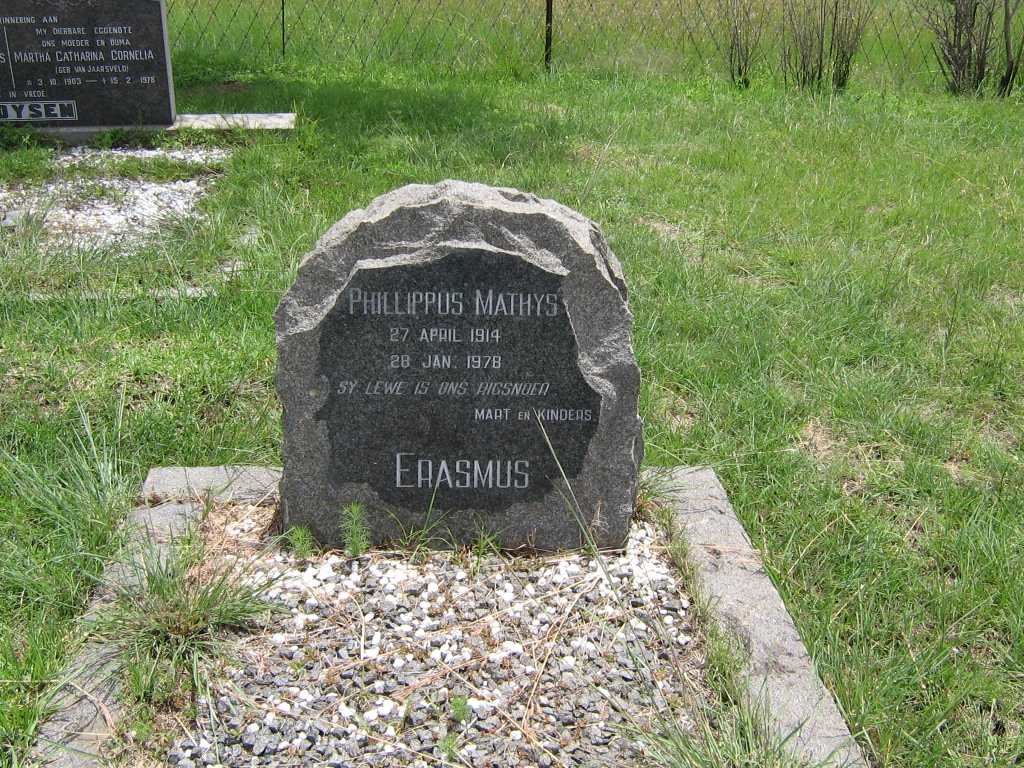 ERASMUS Phillippus Mathys 1914-1978