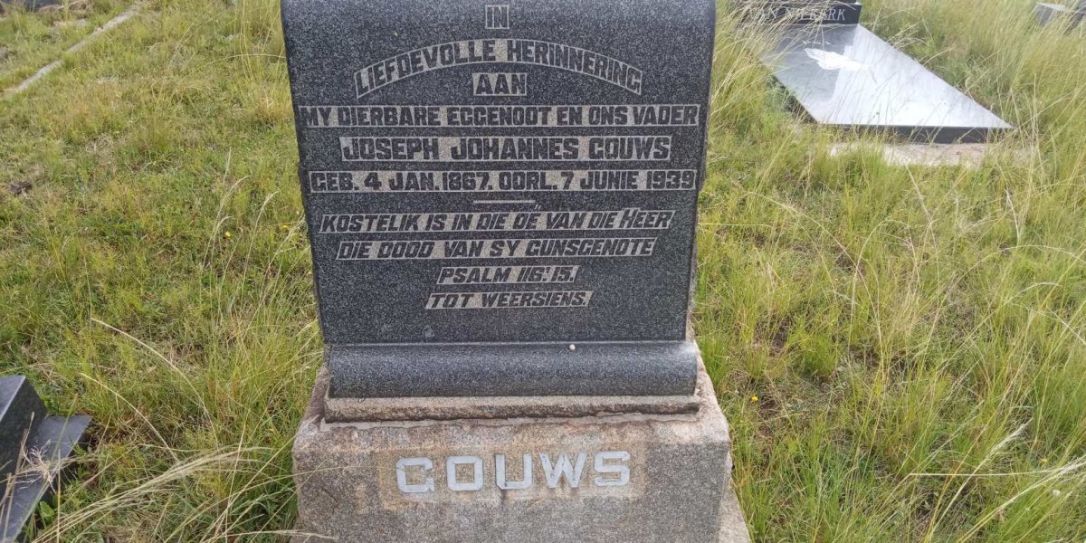 GOUWS Joseph Johannes 1867-1939