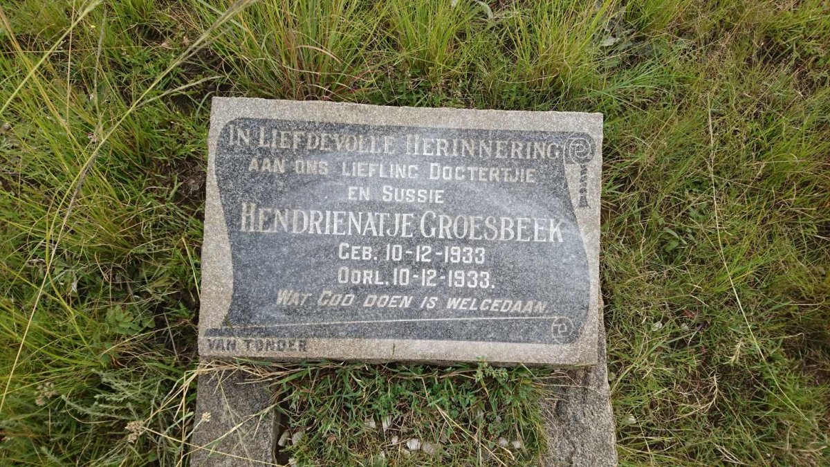 GROESBEEK Hendrienatje 1933-1933