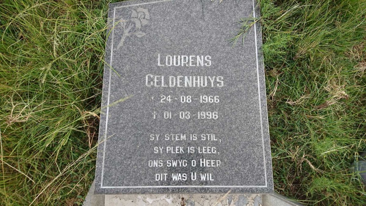 GELDENHUYS Lourens 1966-1996
