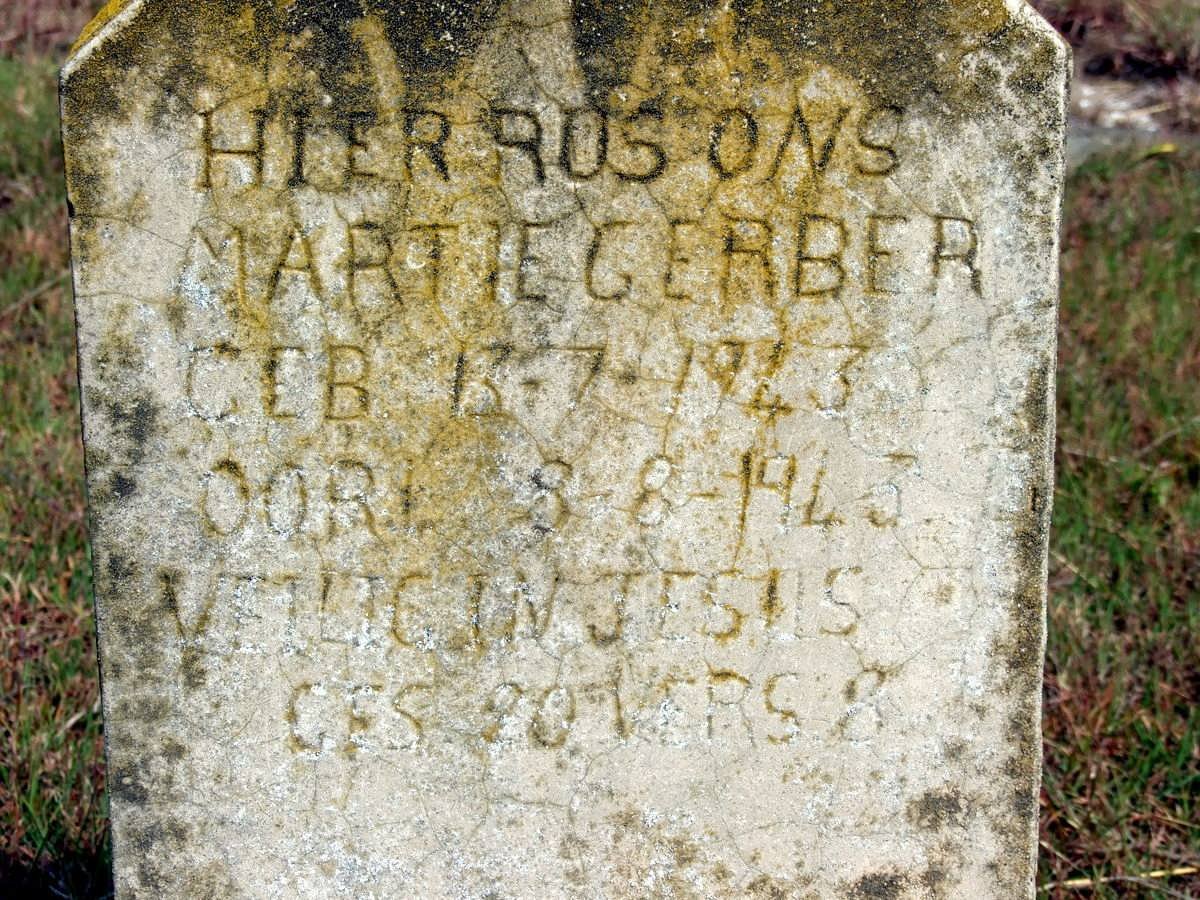 GERBER Martie 1943-1943