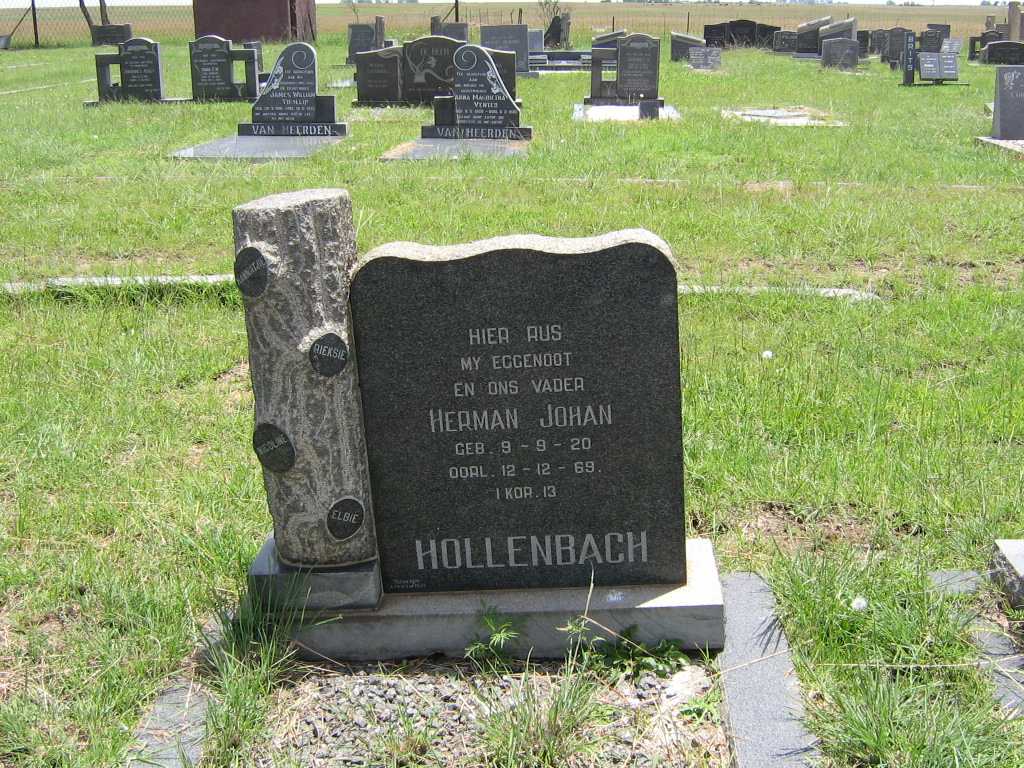HOLLENBACH Herman Johan 1920-1969