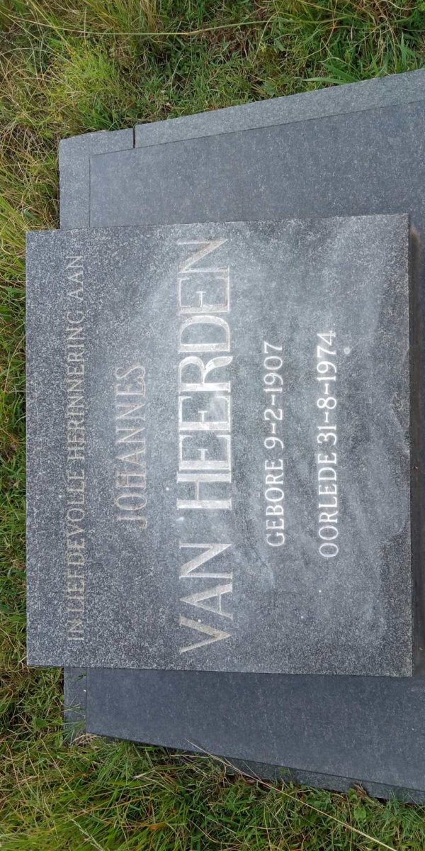 HEERDEN Johannes, van 1907-1974