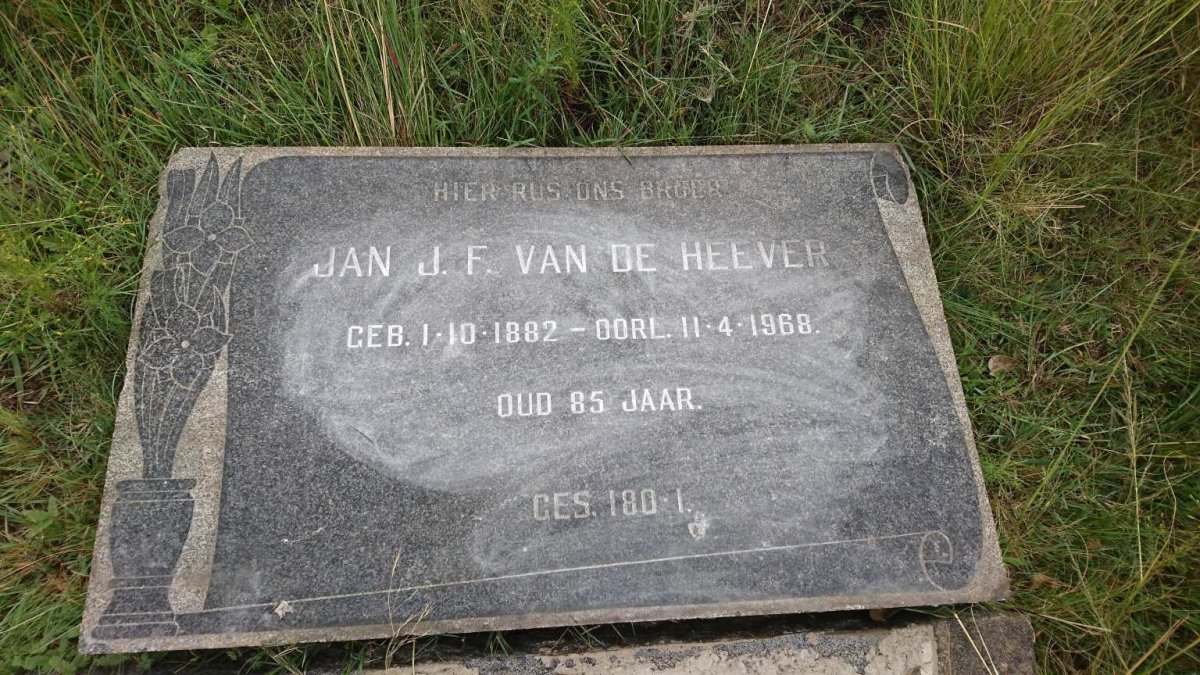 HEEVER Jan J.F., van de 1882-1968