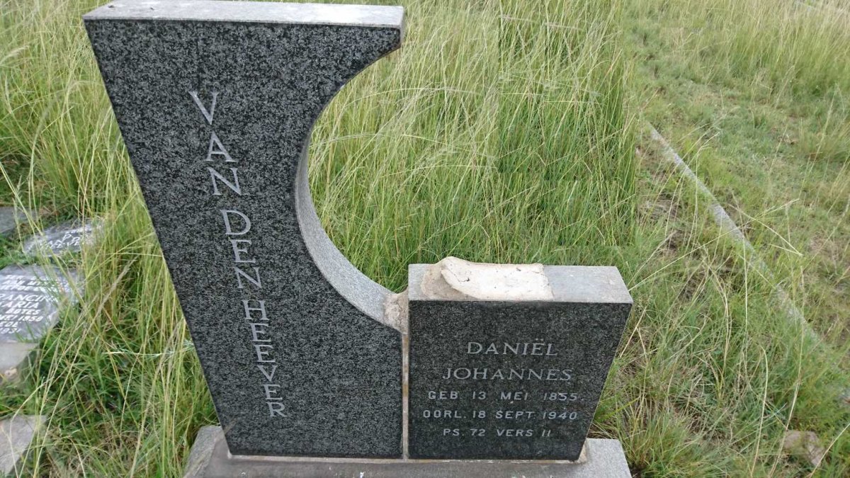 HEEVER Daniel Johannes, van den 1855-1940