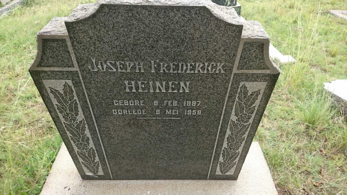 HEINEN Joseph Frederick 1887-1958