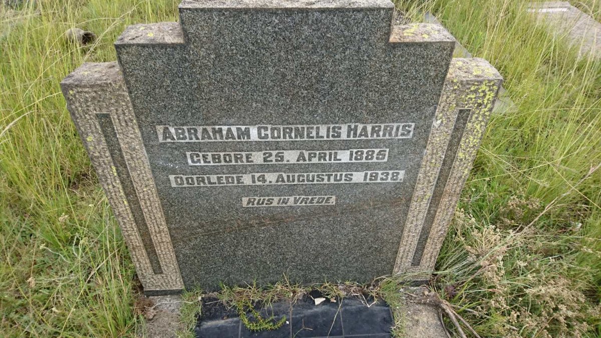 HARRIS Abraham Cornelis 1885-1938
