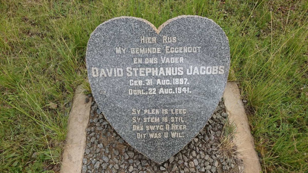 JACOBS David Stephanus 1897-1941