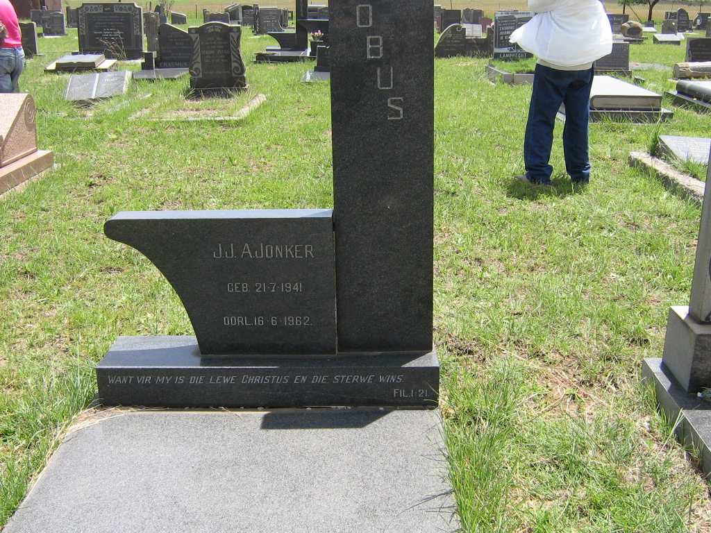 JONKER J.J.A. 1941-1962