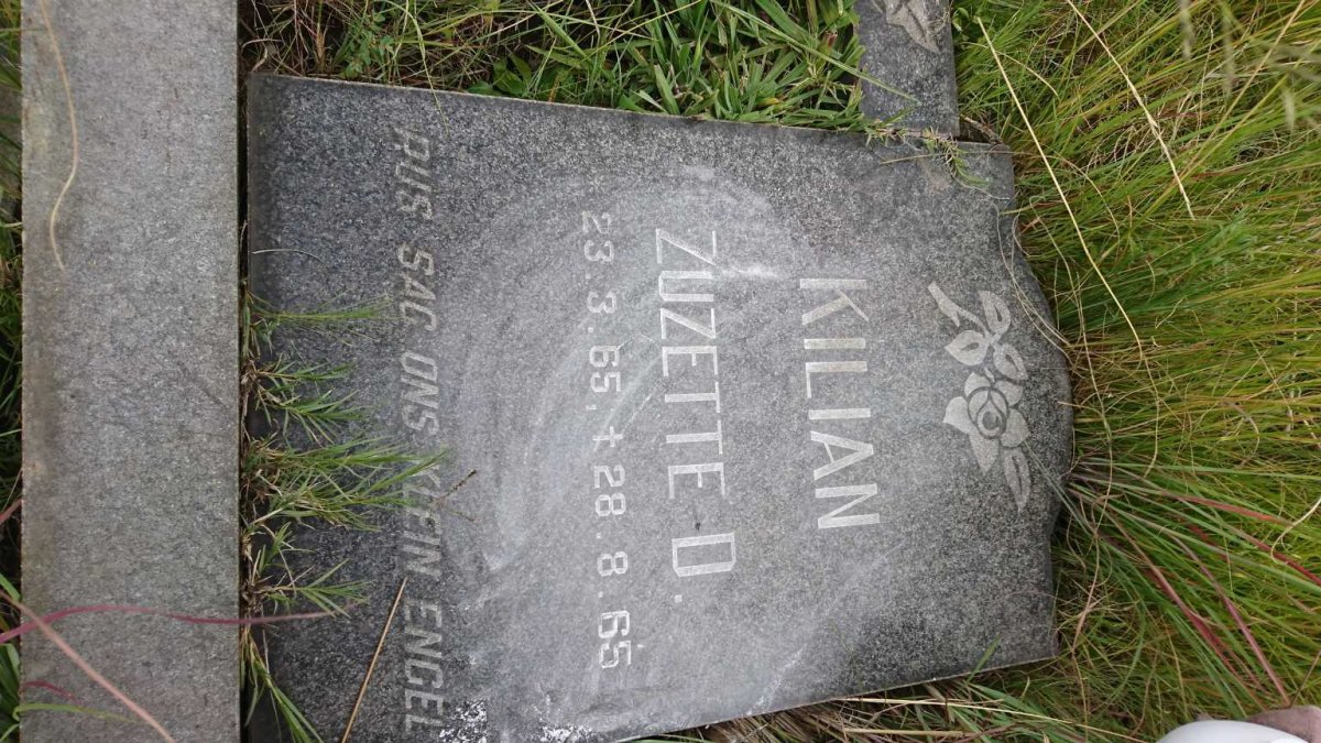 KILIAN Zuzette D. 1965-1965