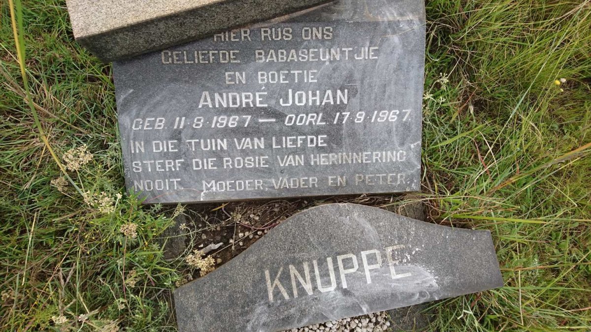 KNUPPE Andre Johan 1967-1967