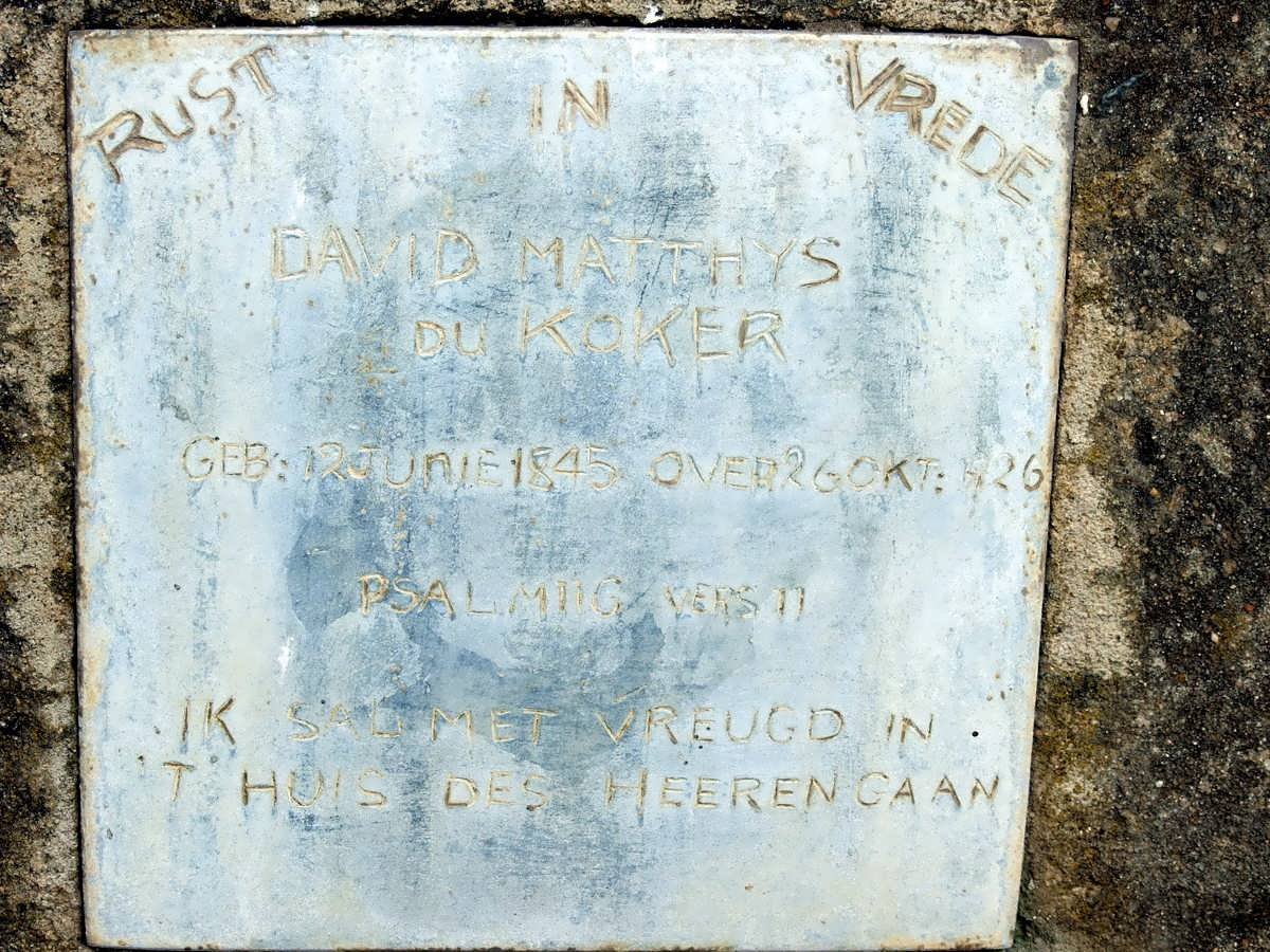 KOKER David Matthys, de 1845-1926