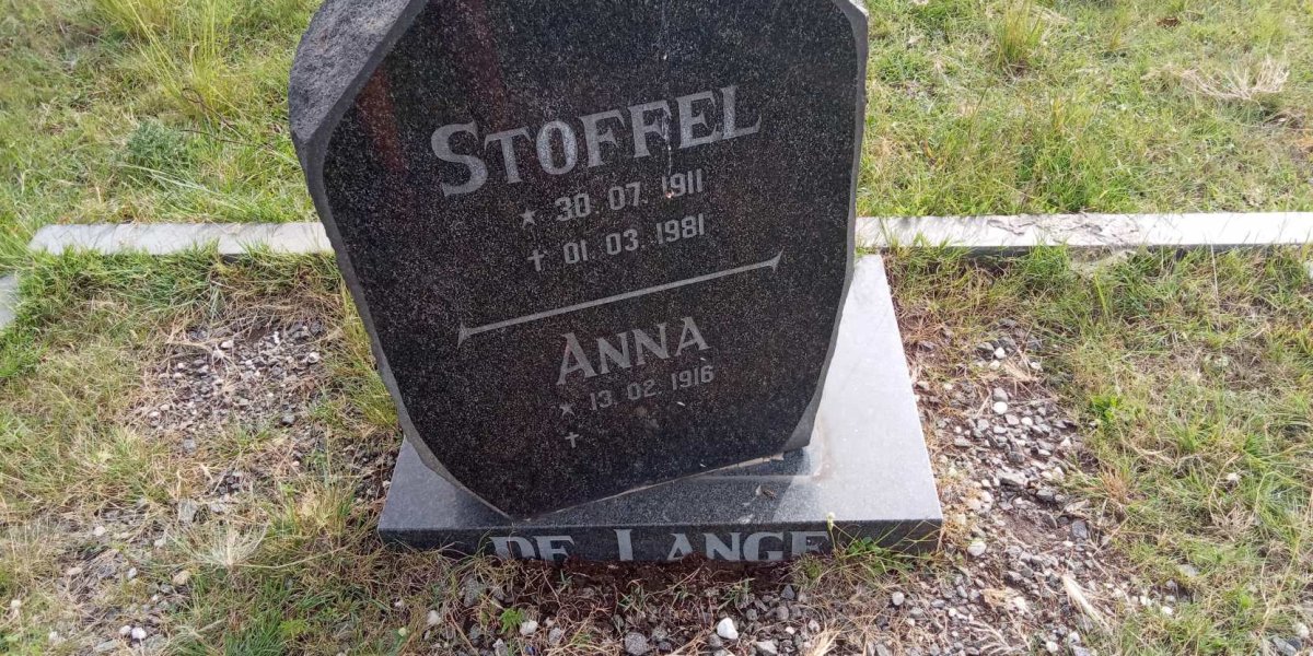 LANGE Stoffel, de 1911-1981 &amp; Anna 1916-