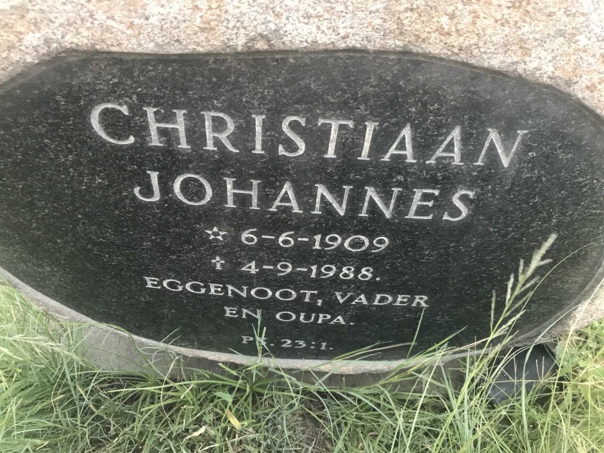 LINDEQUE Christiaan Johannes 1909-1988