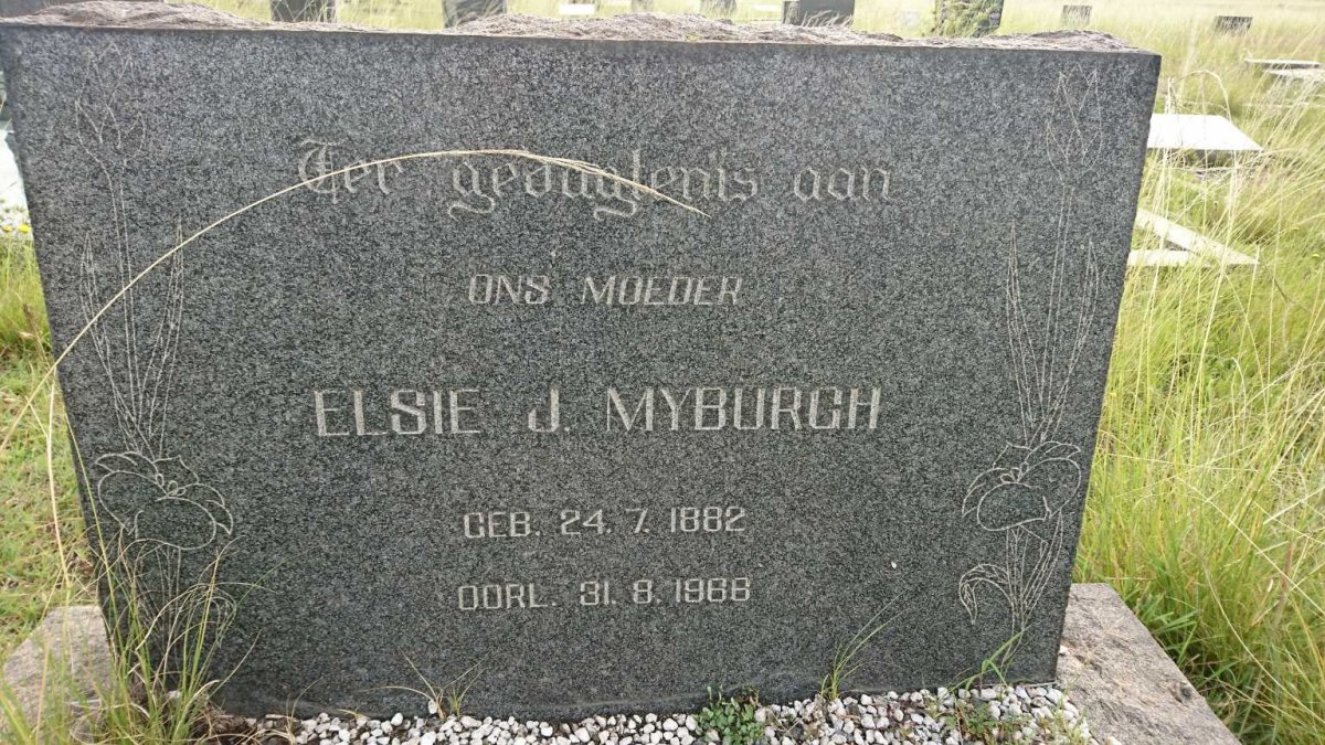 MYBURGH Elsie J. 1882-1966