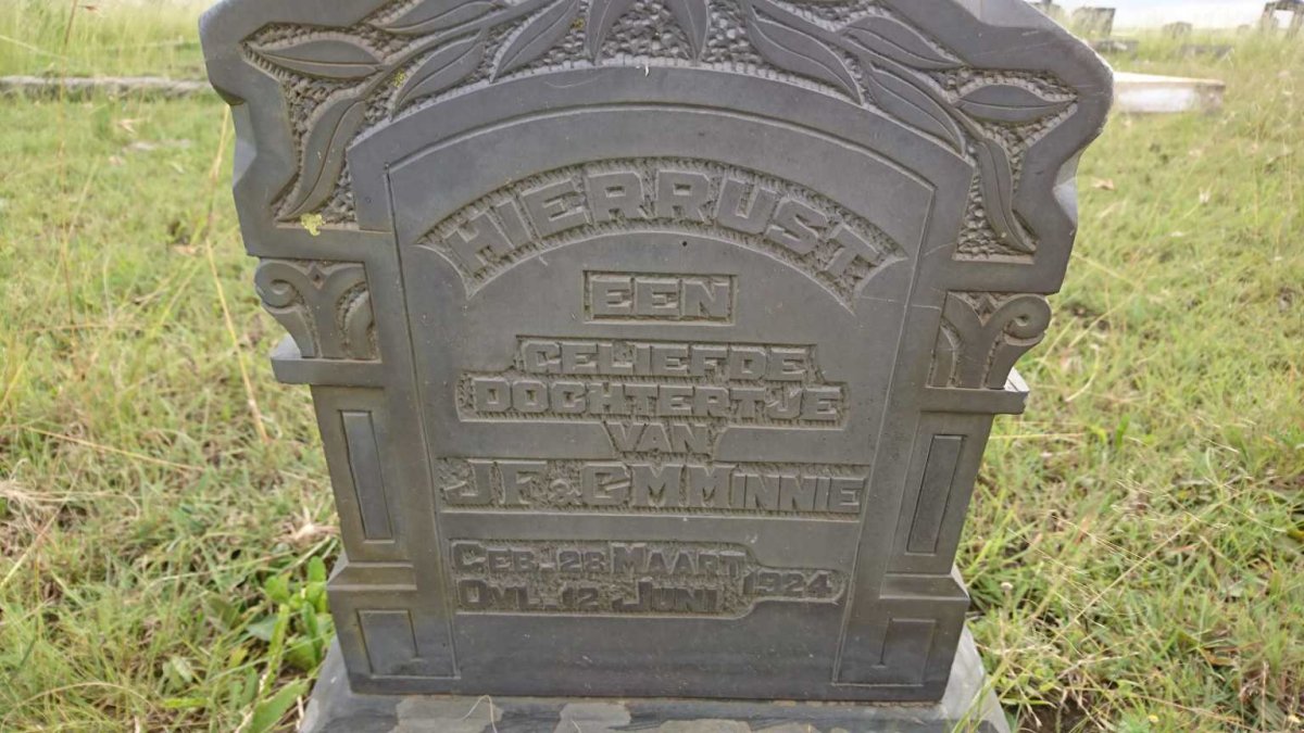 MINNIE Dochtertje 1924-1924