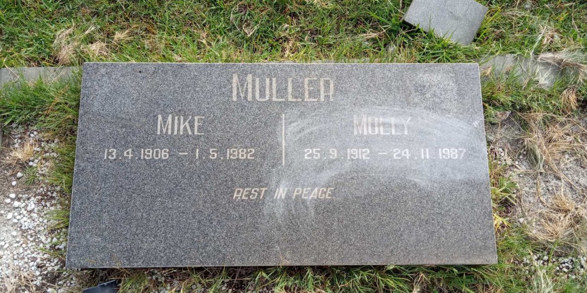 MULLER Mike 1906-1982 &amp; Molly 1912-1987