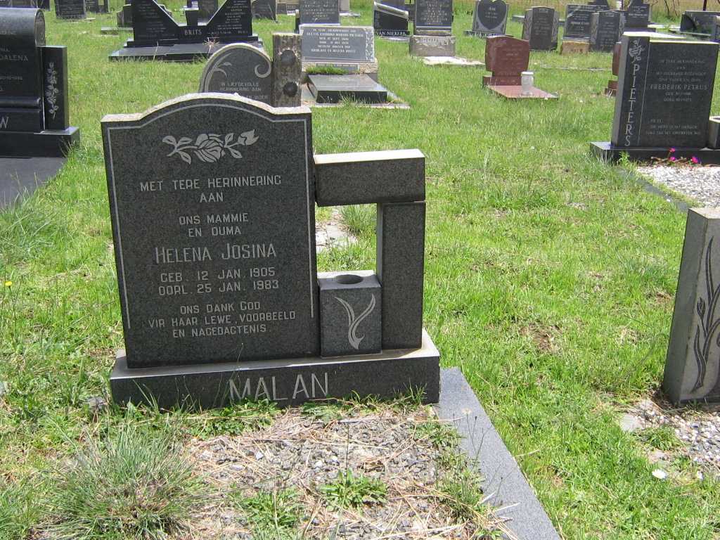 MALAN Helena Josina 1905-1983