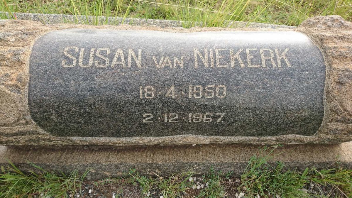 NIEKERK Susan, van 1950-1967