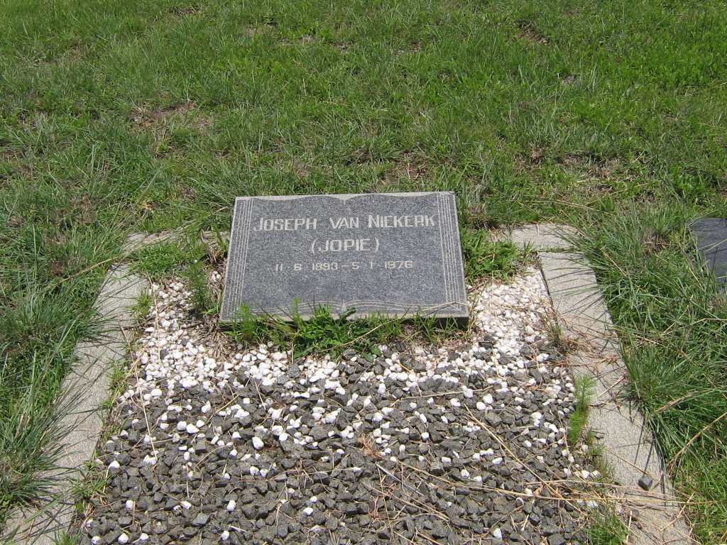 NIEKERK Joseph, van 1893-1976