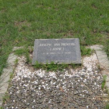 NIEKERK Joseph, van 1893-1976