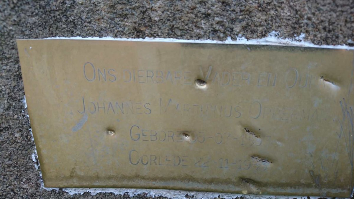 OPPERMAN Johannes Marthinus 1893-1935