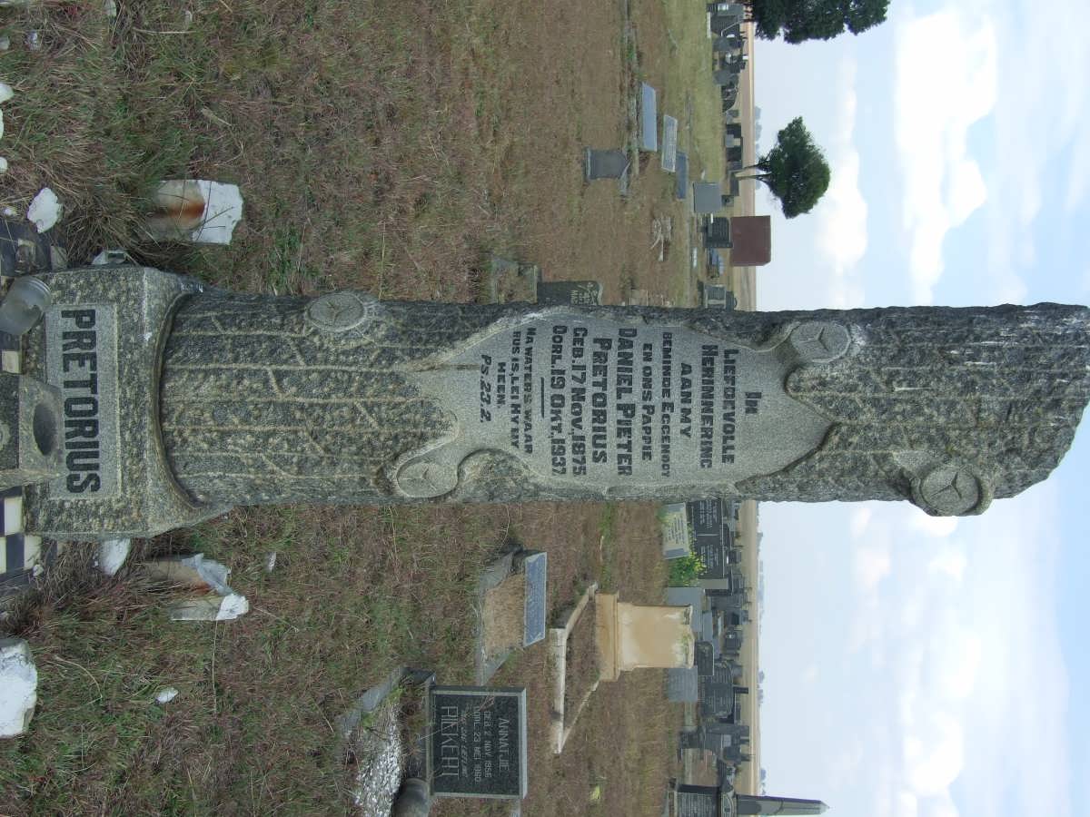 PRETORIUS Daniel Pieter 1875-1937
