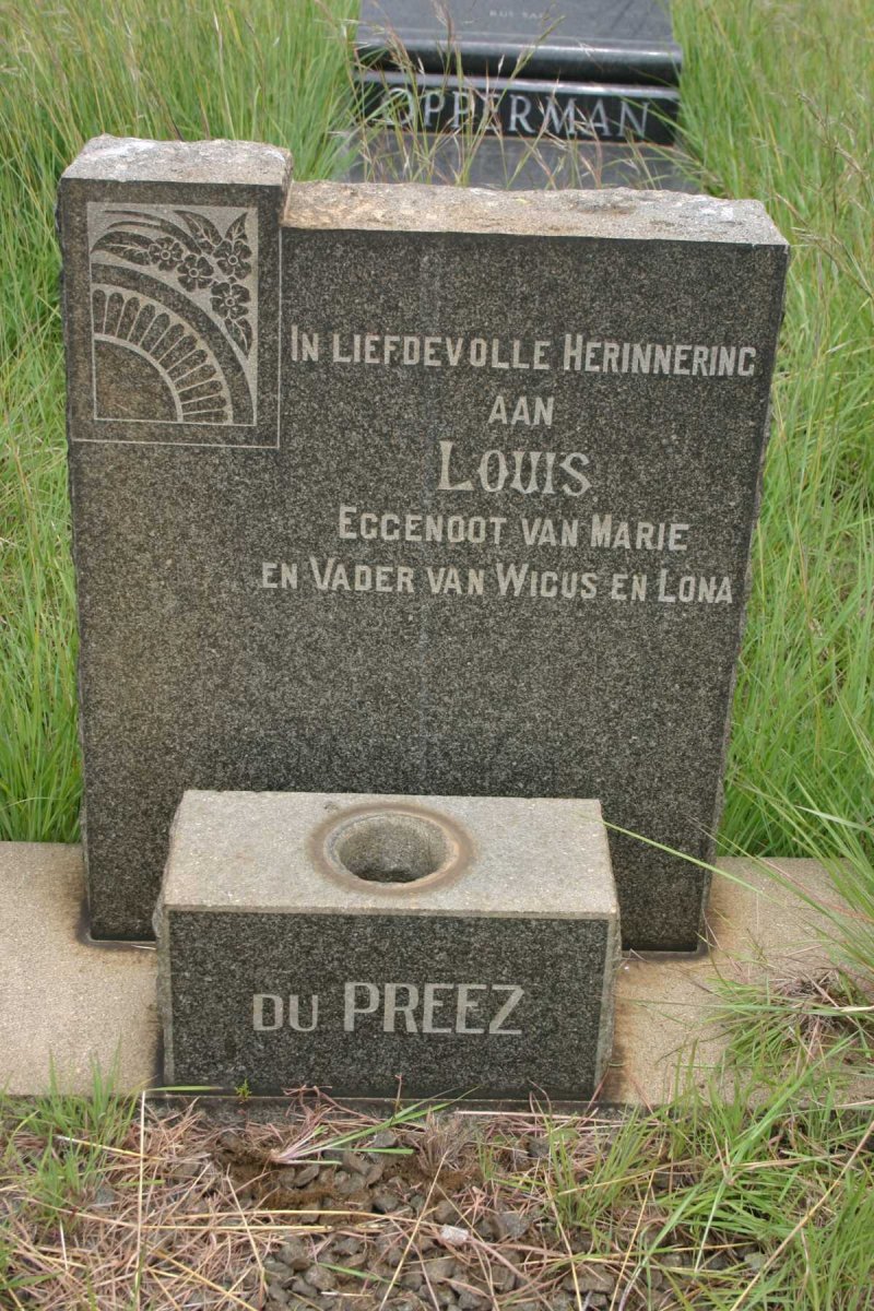 PREEZ Louis, du