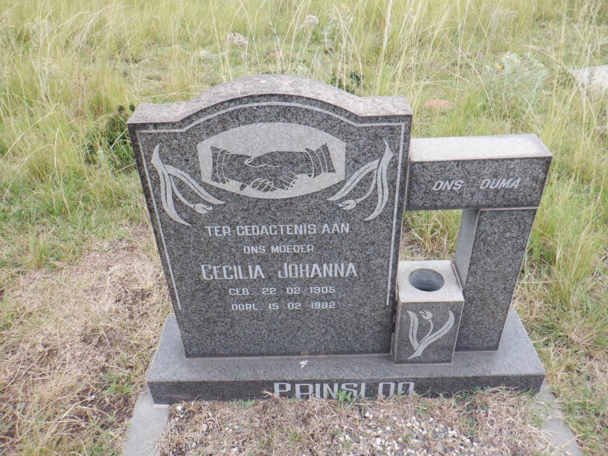 PRINSLOO Cecilia Johanna 1905-1982