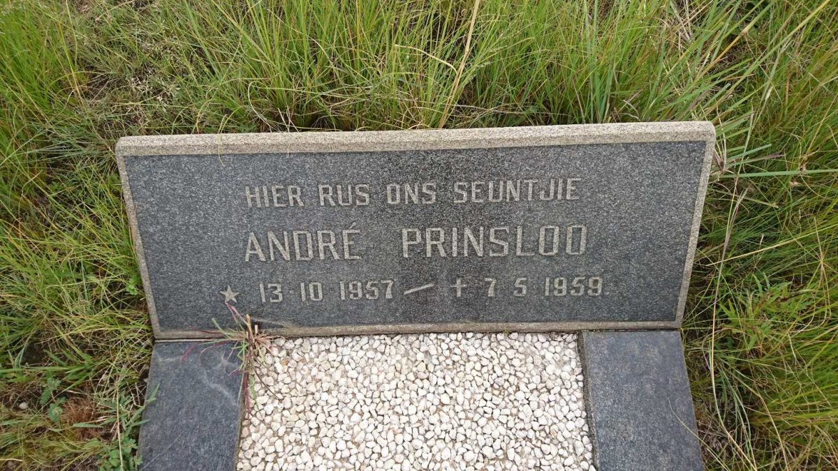 PRINSLOO Andre 1957-1959