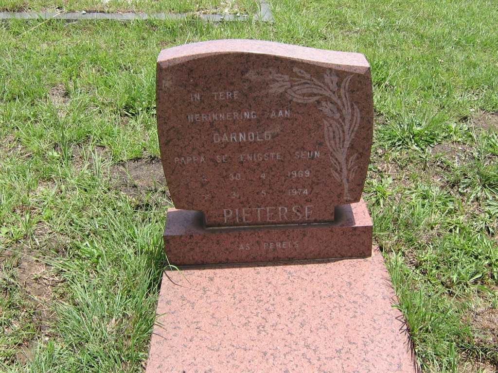 PIETERSE Darnold 1969-1974