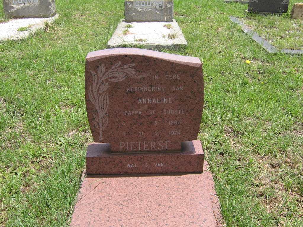 PIETERSE Annaline 1964-1974