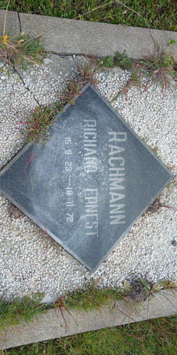 RACHMANN Richard Ernest 1923-1972