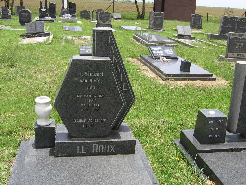 ROUX Jannie, le 1946-1983