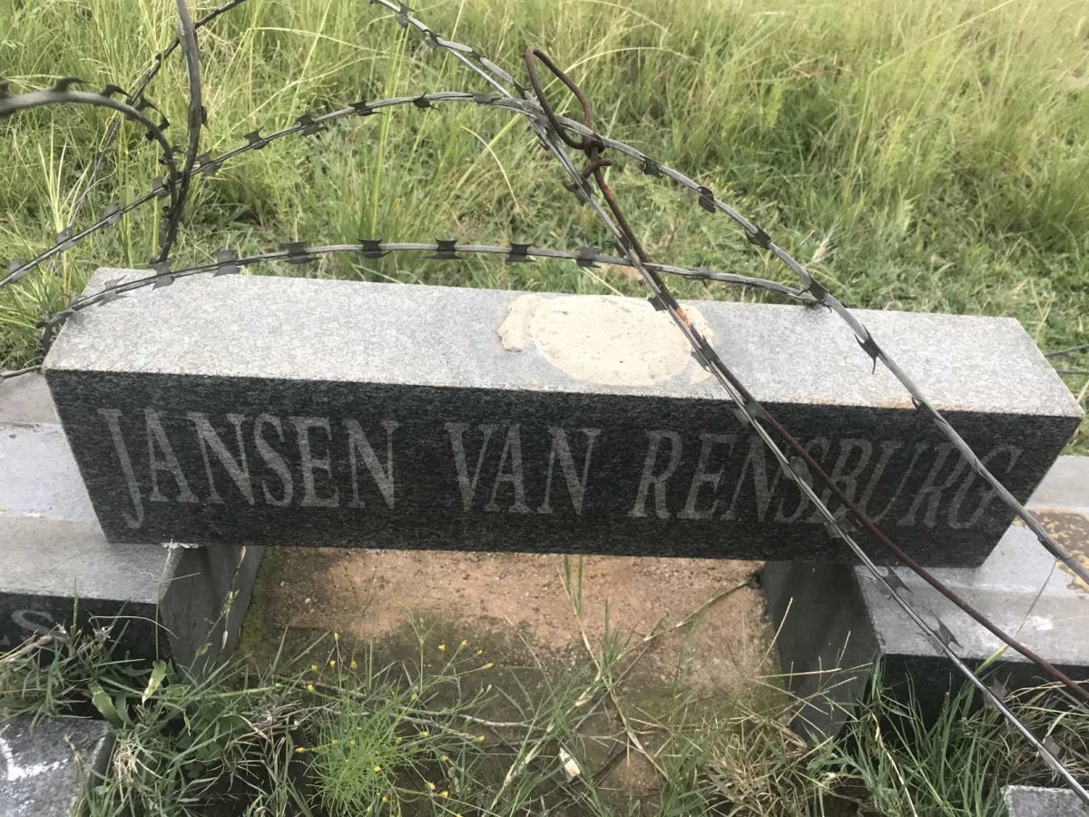 RENSBURG Johannes, Jansen van 1927-2008 &amp; Susara Susanna 1933-2007
