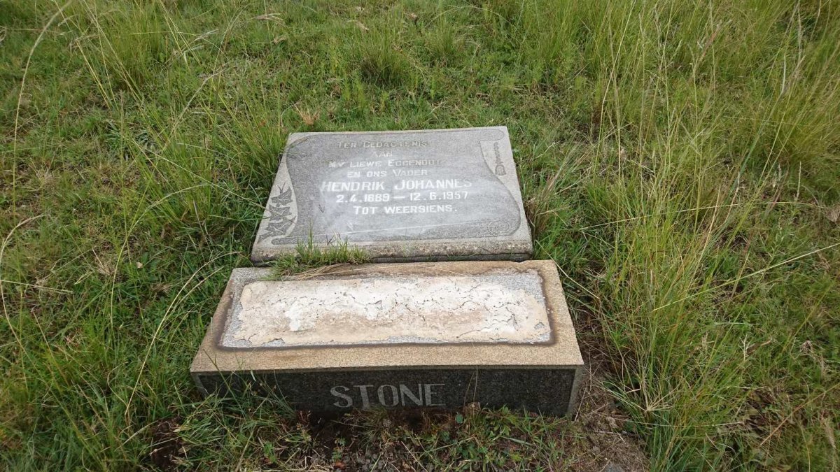 STONE Hendrik Johannes 1889-1957