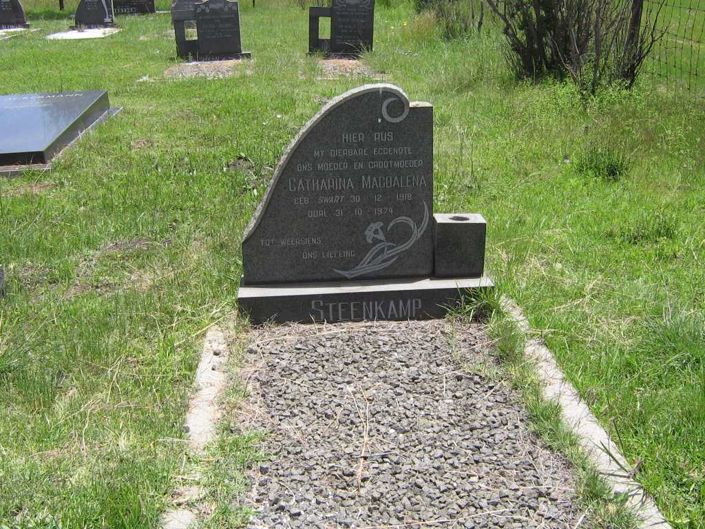 STEENKAMP Catharina Magdalena nee SWART 1918-1974